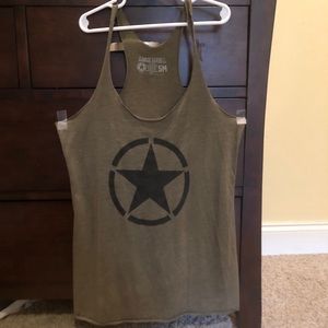 Savage barbell tank top